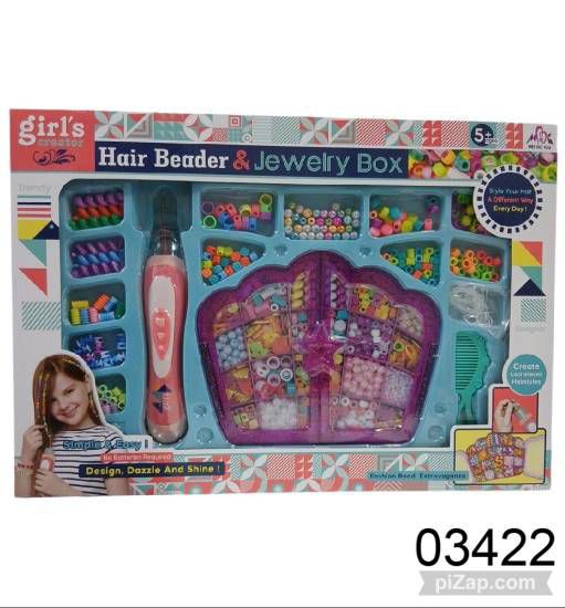 Imagen de KIT PARA DECORAR TU PELO CON TRENZAS Y ACCESORIOS 6.26